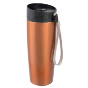 Kubek termiczny o podwójnych ściankach EARLY MORNING, miedź