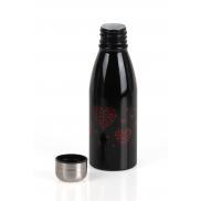 Aluminiowa butelka do picia FANCY, czarny