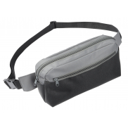 Saszetka CLOSE BY, ciemnoszary, czarny