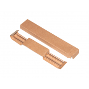 Zestaw szklanych słomek DRINK TOGETHER, transparentny