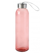 Butelka szklana TAKE SMART, czerwony