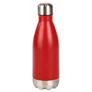 Butelka stalowa PARKY, czerwony, srebrny