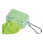 Ręcznik chłodzący z mikrofibry COOL DOWN, jasnozielony