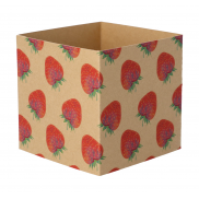 Personalizowany rękaw z papieru kraft - naturalny