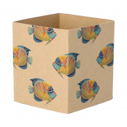 Personalizowany rękaw z papieru kraft - naturalny