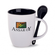 Kubek Easy biało/czarny