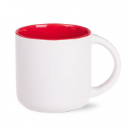 Kubek Modern Pure biało/czerwony