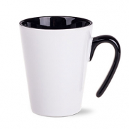 Kubek Open biało/czarny