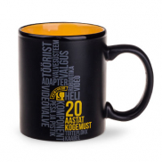 Kubek Tomek Supreme czarno/żółty