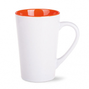 Kubek Fresh biało/pomarańczowy