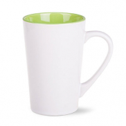 Kubek Fresh biało/jasno zielony