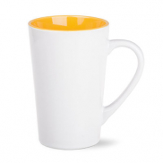 Kubek Fresh biało/żółty