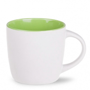 Kubek Handy Pure biało/jasno zielony