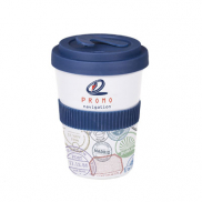Kubek Coffee2Go biały pod opaskę 4 cm