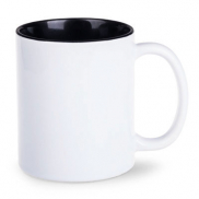 Kubek Tomek Art biało/czarny