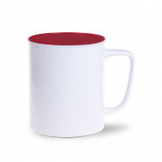 Kubek Tommy Art biało/czerwony