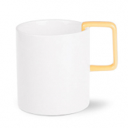 Kubek Fusion żółto/royal white