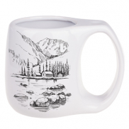 Kubek Strong Man biały