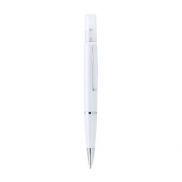 Długopis z atomizerem i zatyczką - biały