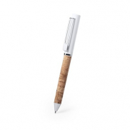 Korkowy długopis - biały