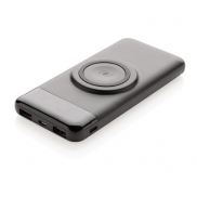 Power bank 10000 mAh, ładowarka bezprzewodowa 3W - czarny