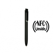 Długopis z chipem NFC, touch pen | Henrietta - czarny