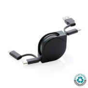 Kabel do ładowania 6 w 1 - czarny