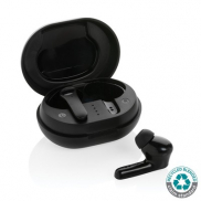 Bezprzewodowe słuchawki douszne - czarny