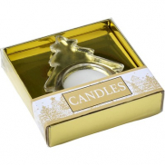 Świecznik 'choinka' - złoty