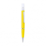 Długopis z atomizerem i zatyczką - żółty