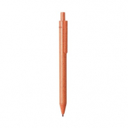 Długopis ze słomy pszenicznej - pomarańczowy