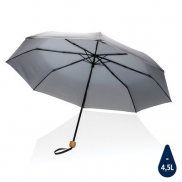 Mały bambusowy parasol 20.5' AWARE™ RPET - szary