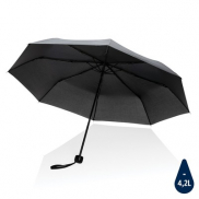 Mały parasol manualny 21' AWARE RPET - czarny