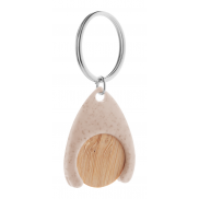 Bambusowy żeton do wózka - naturalny