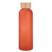 Szklana butelka TAKE FROSTY, pomarańczowy