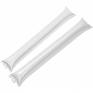 Dmuchane pałki kibica 2 szt. - biały