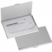 Aluminiowe etui na wizytówki - szary