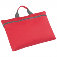 Torba konferencyjna z poliestru - czerwony