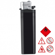 Zapalniczka jednorazowa - czarny