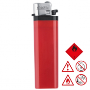 Zapalniczka jednorazowa - czerwony