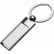 Brelok metalowy - szary