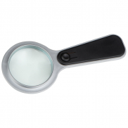 Lupa z lampką LED - czarny