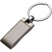 Brelok metalowy - szary