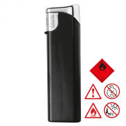 Zapalniczka plastikowa - czarny