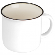 Kubek ceramiczny 350 ml - biały