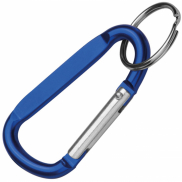 Brelok z karabińczykiem - niebieski