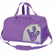 Torba sportowa CrisMa Smile Hand - fioletowy