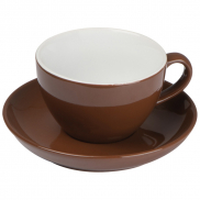 Filiżanka ceramiczna do cappuccino 220 ml - brązowy