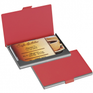 Etui na wizytówki - czerwony