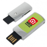 Pendrive z metalu i plastiku - wielokolorowy